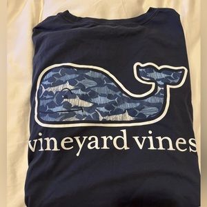 Vineyard Vines Size L Long Sleeve T shirt shark